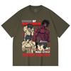 230 Gsm 100% Cotton Baki V5 Ohma Print Unisex Heavy Cotton T Shirt