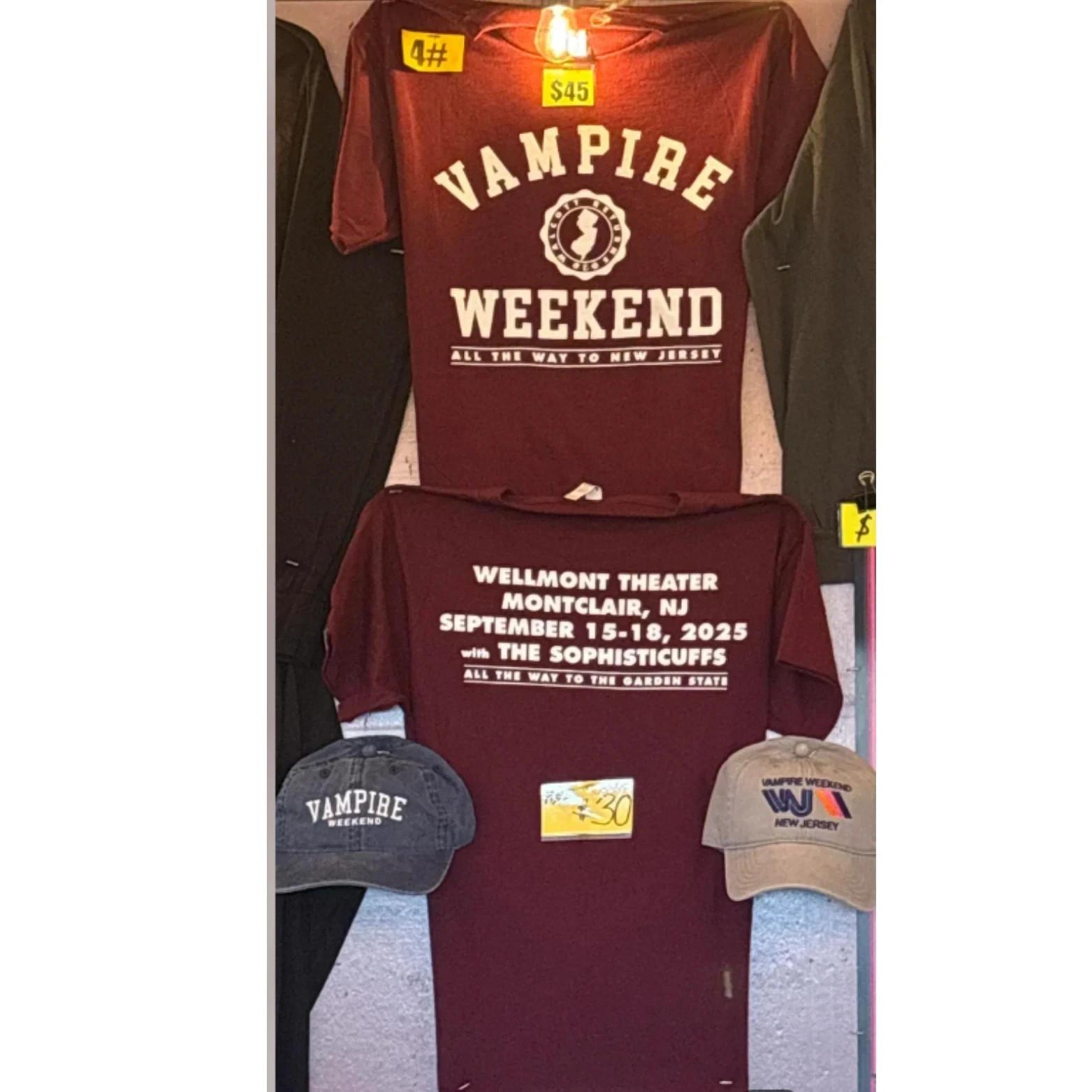 Vampire Weekend Tour 2026 in NJ Merch T-Shirt Reprint All Size S-5XL XXL