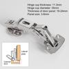 Soft Closing Cabinet Hinges with 165 Degree Opening & 0 Clearance Wide Angles Door Hinges for Corner Applications