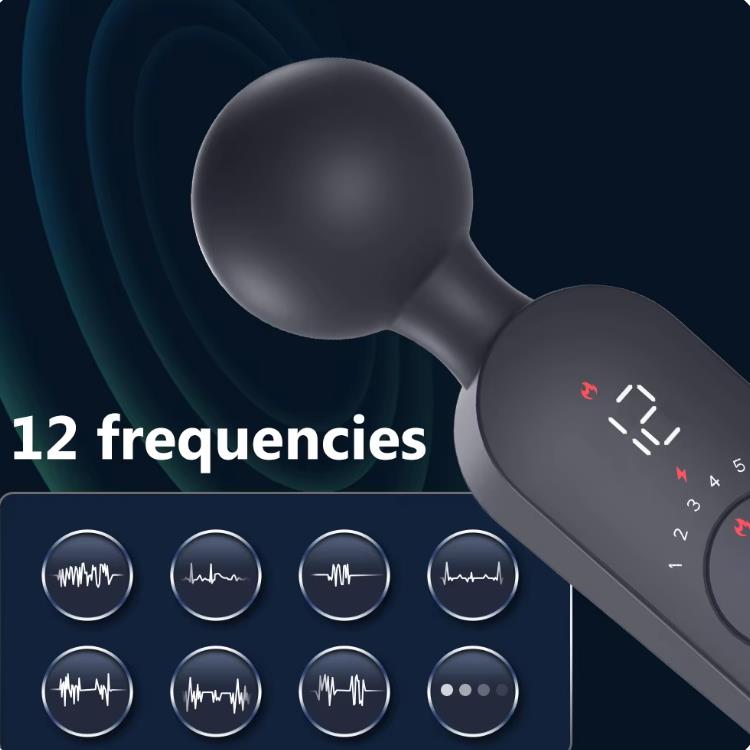 AV Magic Wand Wibrator dla kobiet Stymulator łechtaczki Ogrzewanie Mocny masażer dla kobiet Cyfrowy wyświetlacz USB Akumulatorowa zabawka seksualna