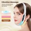 EMS Microcurrent V Face Beauty Device  5 Color Light Therapy Vibration Facial Massager Tighten Skin Remove Double Chin Lift Belt