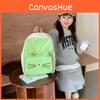 Adorable Cat Design Children's Backpack Lightweight Durable Nylon For Kindergarten Use