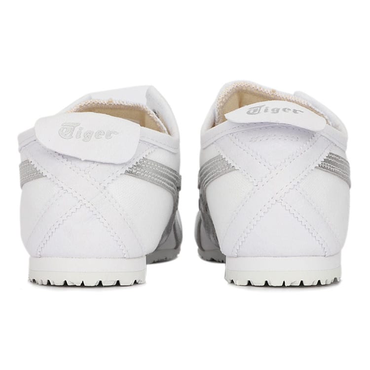 Onitsuka Tiger MEXICO 66 SLIP on Low top Skateboard Shoes Unisex White Silver 1183A962-101