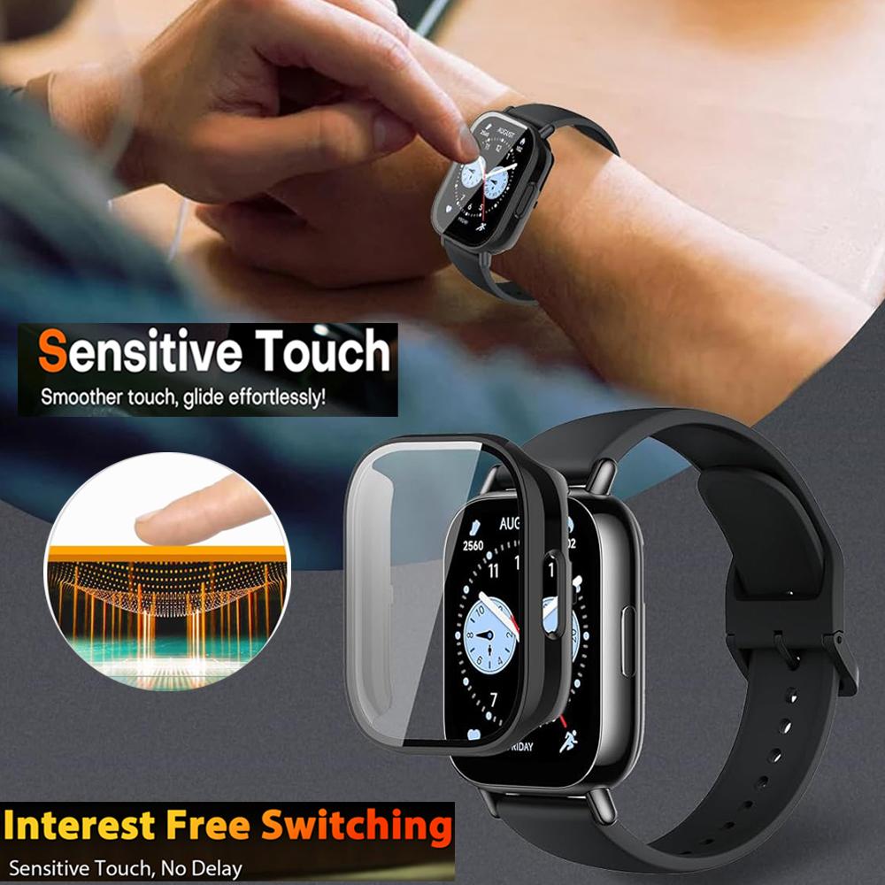 Kryt z tvrzeného skla+PC pro Xiaomi Redmi Watch 5 Active/Lite Kryt Měkký TPU Ochranné sklo Pouzdra na hodinky pro Redmi Watch 5 Lite