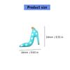 Pack Of 20 High Heel Shoe Charm Stainless Steel Jewelry Making Supplies For Crafting Handmade Accessories And Keychains