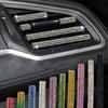 1-10PCS Car Diamond Air Conditioner Outlet Interior Trim Strip Universal U Clip Rhinestone Car Accessories Interior