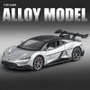 1/32 alloy die-cast BYD U9 sports car model simulation sound and light collection decorations children's toy car boys holiday gifts