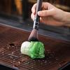 Personality Taiwan Tea Pet: Little Cabbage & Color-Changing Wealth Frog Tea Table Ornaments.