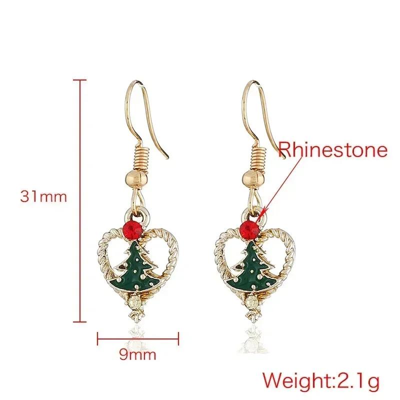 Christmas Style Creative Gift Snowman Enamel Snowflake Socks Pendant Necklace Girls New Year Jewelry Accessories Gift
