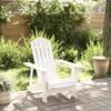 VidaXL Adirondack Chair White 69x85x90.5 Cm Solid Fir Wood, Garden Chair, Outdoor Seat, Outdoor Chair, 4007243