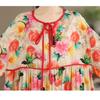 DIMANAF New 2026 Women Plus Size Summer Long Dress Sundress Loose Oversize Print Maxi Lady Floral Cotton Beach Dress