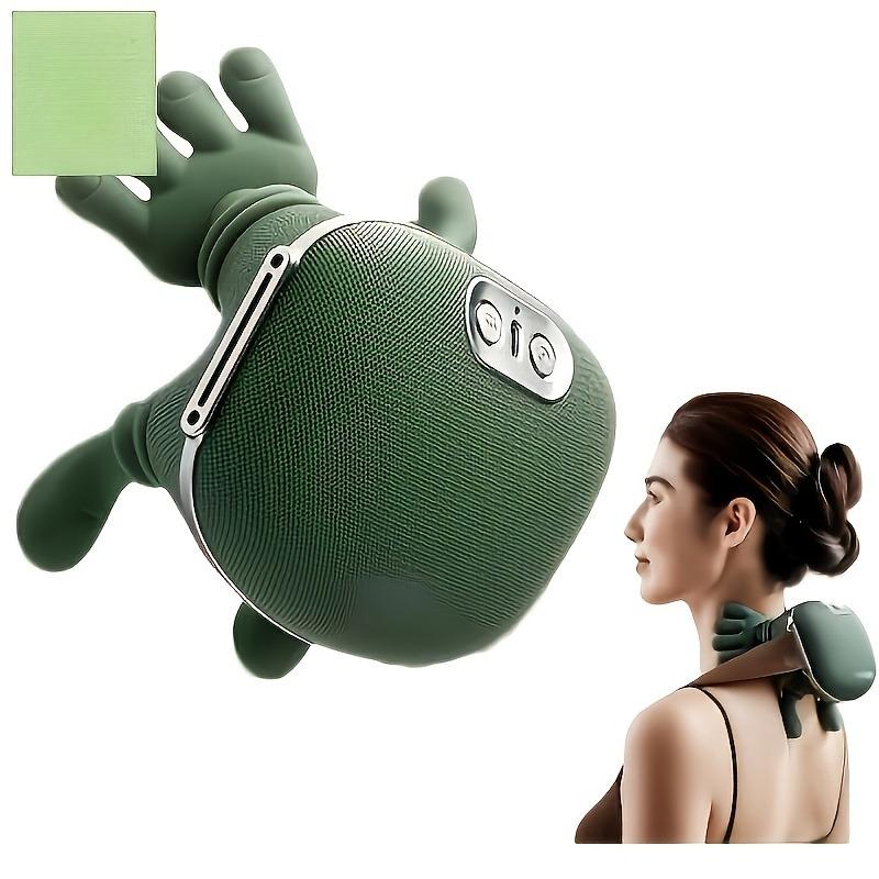 Master's Hand Shoulder Neck Massager, Elephant Technique, Hot Compression, Relaxation, Cervical Vertebrate Muscle, and Neck Massage Device, Kneading