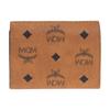 MCM Tracy Kurzes Leder Portemonnaie Damen Portemonnaie Braun Cognac MYSAAPA02CO001