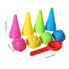 Children Beach Toy Ice Cream Mold for Kids Ice Cream Maker for Gardening Snow Backyard Kids Beach Gadgets Sand Tool
