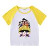 Children's Color Block Summer Sports Set: Hot Pants & Short Sleeve T-shirt for Boys and Girls