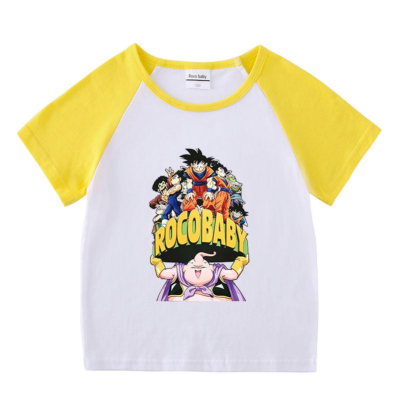 Children's Color Block Summer Sports Set: Hot Pants & Short Sleeve T-shirt for Boys and Girls