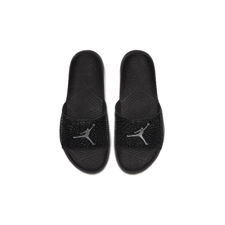 Air Jordan Hydro 7 V2 'Μαύρο Μεταλλικό Ασημί' BQ6290-003