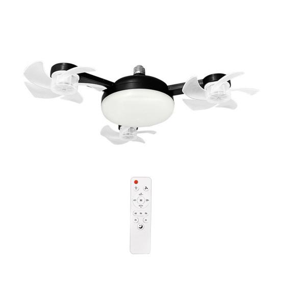 Griestu ventilators ar gaismu, 3/4/5 lāpstiņām
