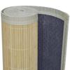 VidaXL Bamboo Rug 100 X 160 Cm Natural