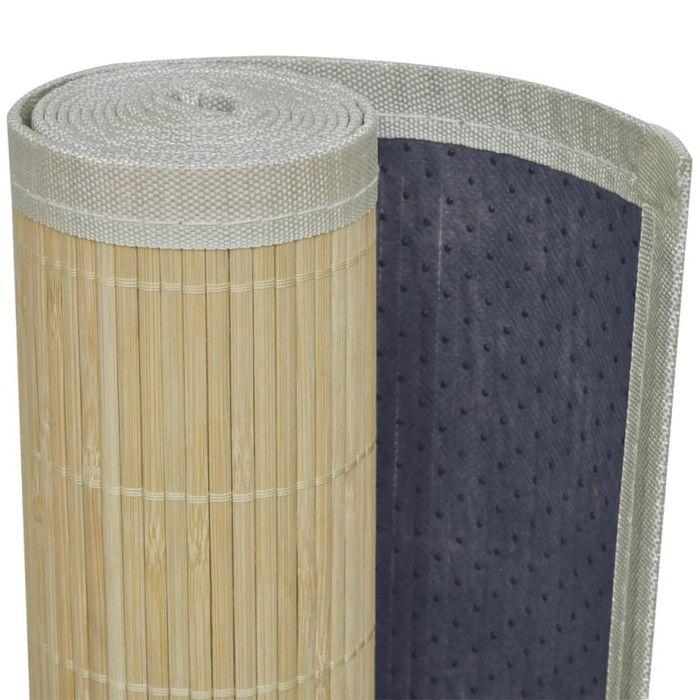VidaXL Bamboo Rug 100 X 160 Cm Natural