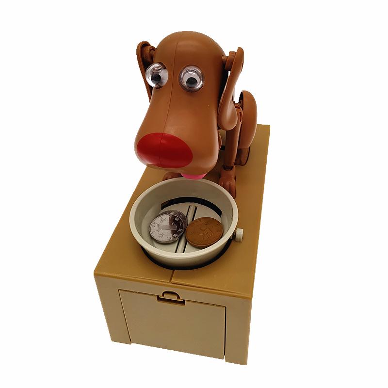 Nieuwigheid Elektrische Puppy Muntetende Spaarpot Speelgoed voor Kinderen