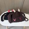 Cute and Funny Little Devil Thick Wool Hat Parent-child Long-eared Horn Knitted Hat Women's Autumn and Winter Warm Ear Hat