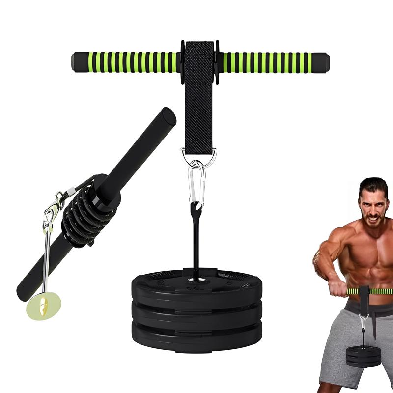 Wrist Forearm Blaster Arm Muscle Strength Trainer Roller With Hand Grip Fitness Equipment Home Workout