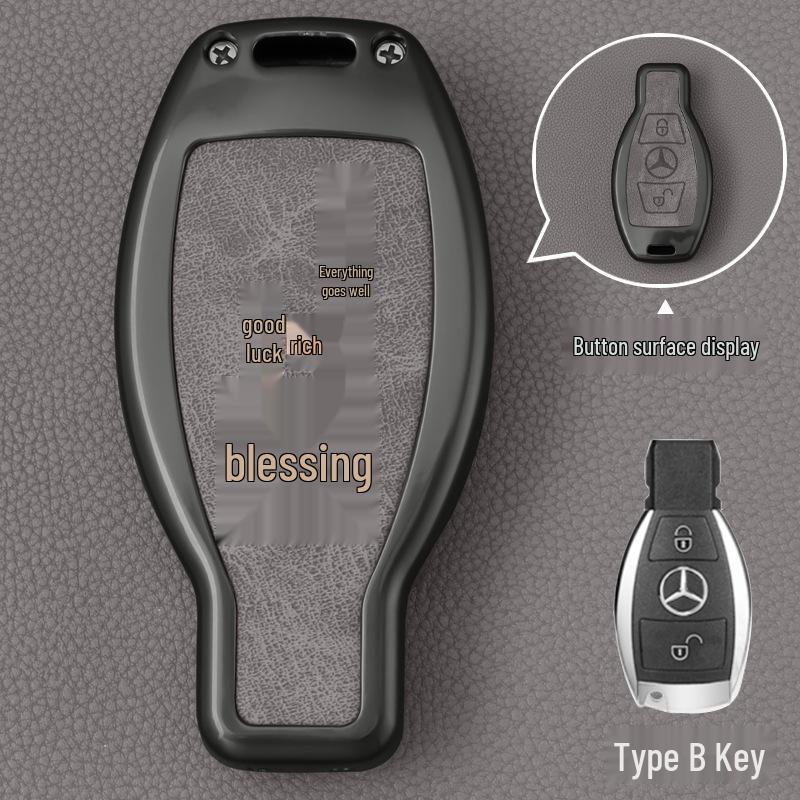 

Fits Mercedes C260L E300L A200L C200L GLC GLA GLB220 GLE350 Key Case Shell.