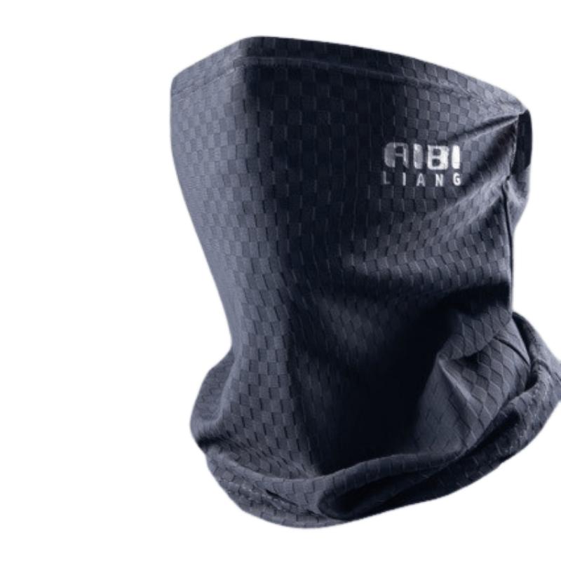 1 pièce de Masque Facial Rafraîchissant d'Été pour Homme, Cache-cou Respirant Convient pour la Conduite, le Vélo, la Pêche, les Activités de Plein Air et le Port Quotidien noir
