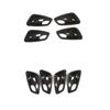 4Pcs Carbon Fiber Texture Interior Door Handle Bowl Trim Cover Fit for BMW E90 3 Series 2005 2006 2007 2008 2009 2010 2011 2012