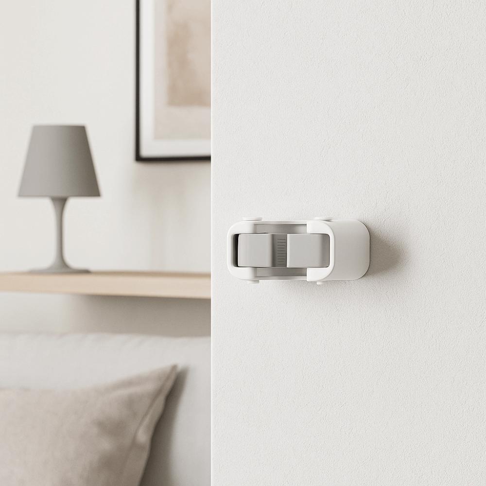 Plastic Mop Clip Hanging Mop Broom Holder Bathroom Hook Mop Storage Clips Rack Wall Mounted