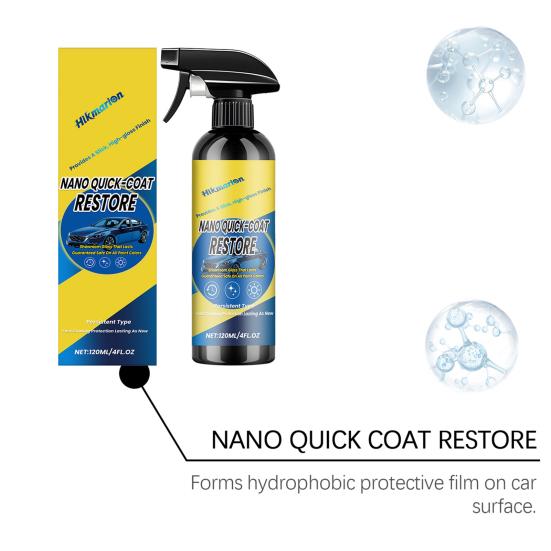 Nano Ceramic Coating 120ml Paint with Hydrophobic Spray for Cars Shine Restorer Protection