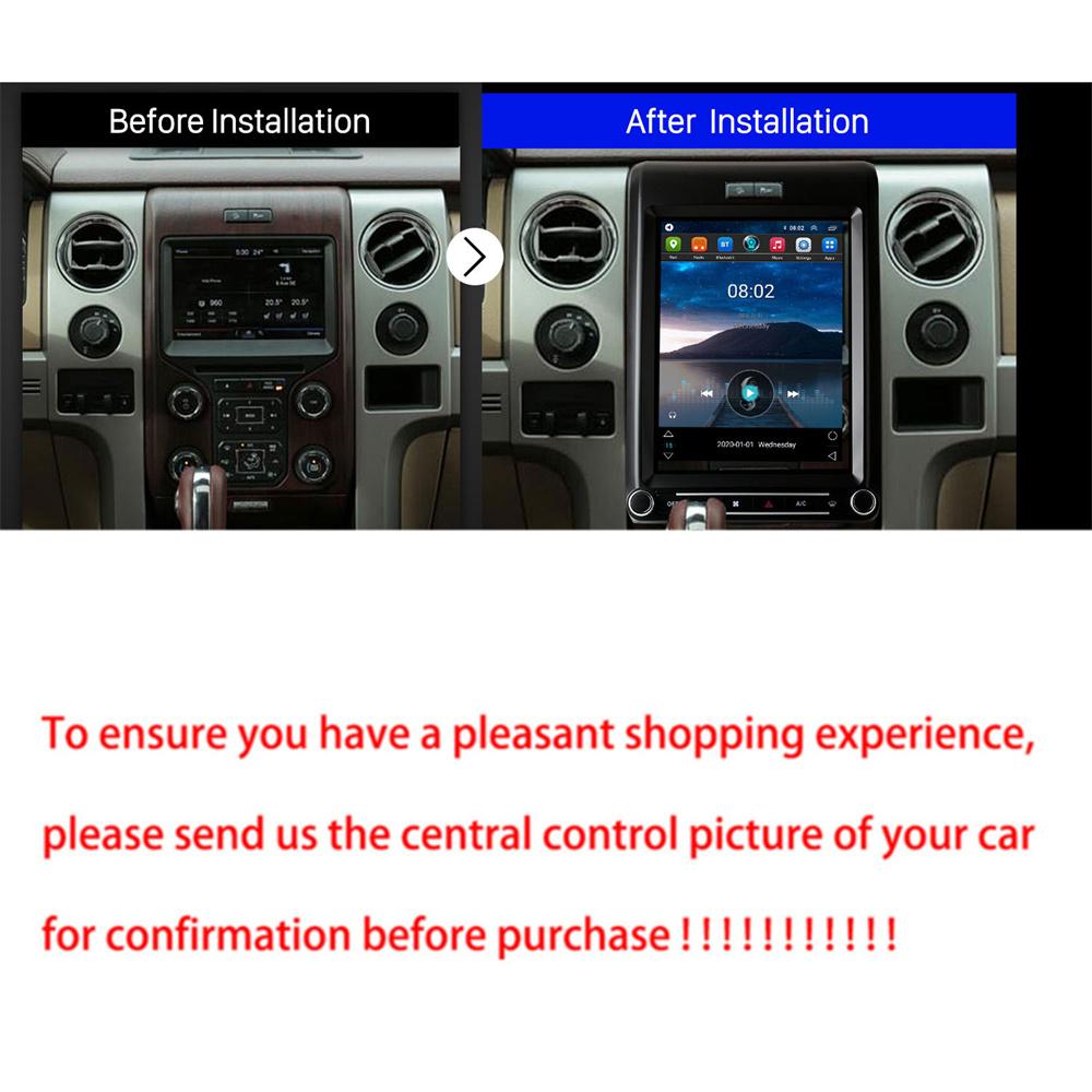 Car Stereo Radio Player GPS Android Touch Screen 2+32G For Ford F150 2009-2013