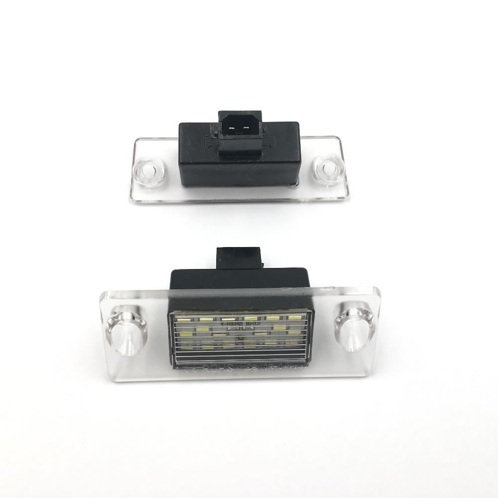 Number License Plate Light lamp 24SMD LED No Error For A5 B5 A3 8L S4 B5 AS/S3 A4/S4 Error Free