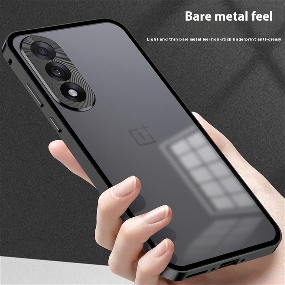 Pro OnePlus Nord 5 5G/Ace 5 Ultra 5G Matný kryt Hliníková slitina+PC Kryt na telefon Pop-Up Zacvakávací zámek