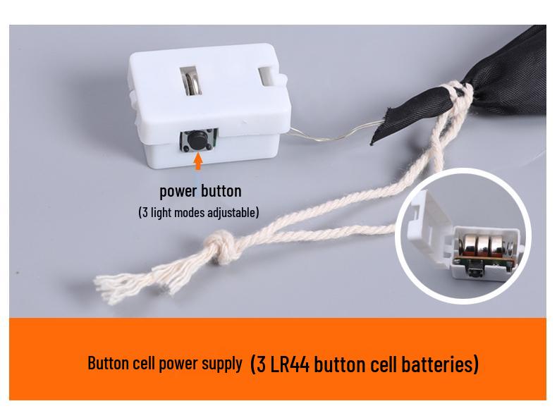 Halloween LED String Lights: Pumpkin Lanterns, Witch Hats, and Ghosts for Spooky Atmosphere