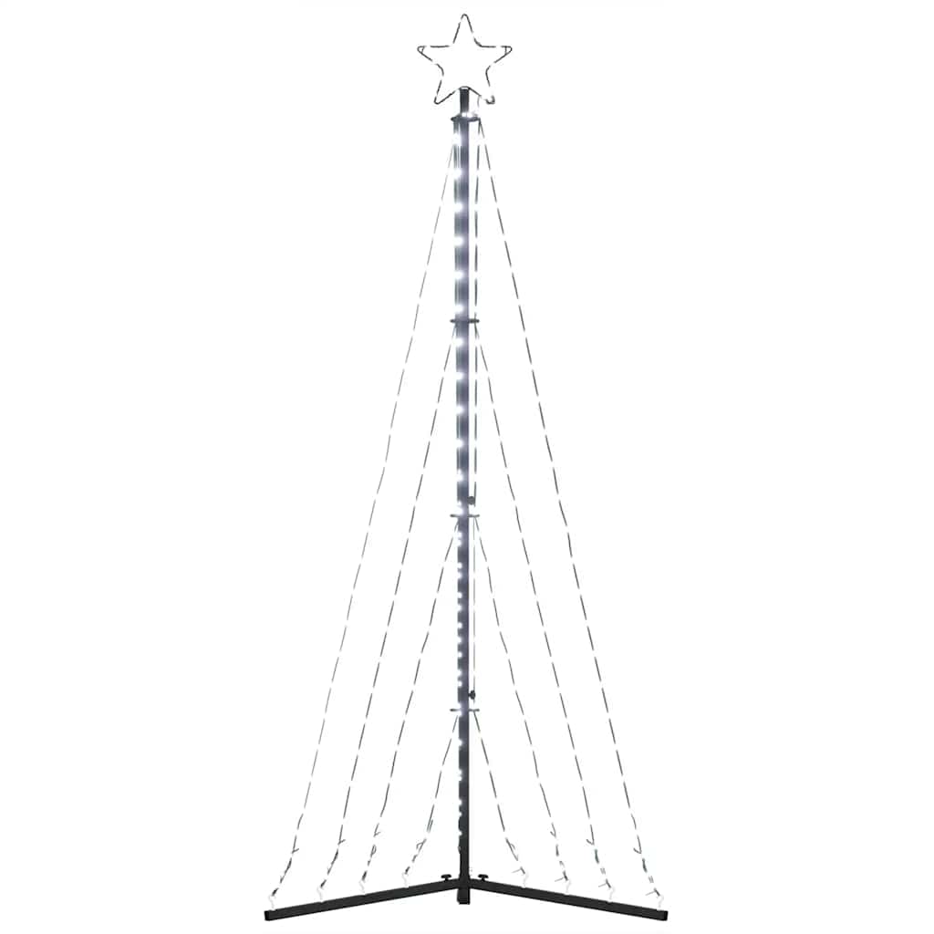 LED Christmas Tree 339 Cold White LEDs 187 Cm