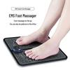 Smart EMS USB Rechargeable Foot Massager Mat with Microcurrent Sole Pulse Therapy