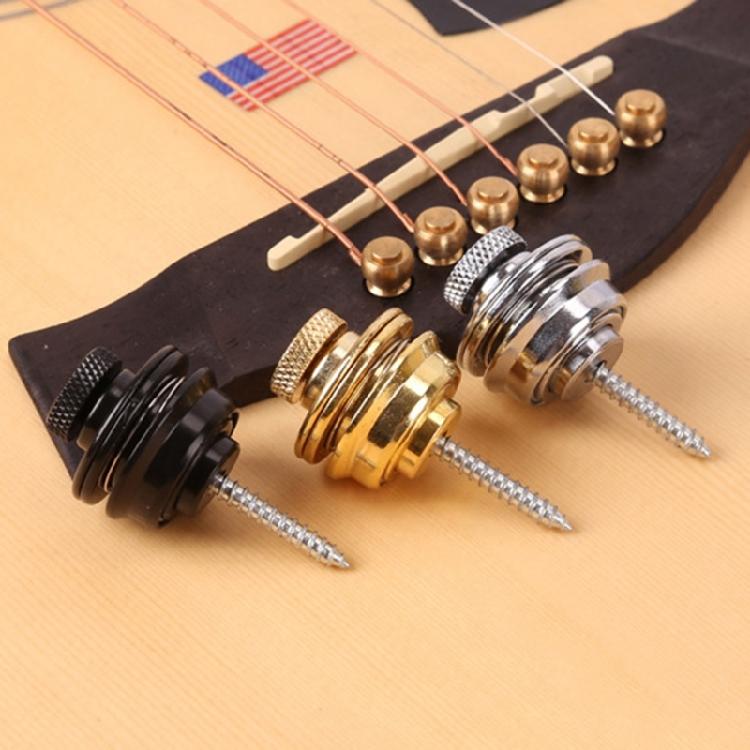 Gitarrengurt-Sicherheitsknöpfe Gitarrengurt-Sicherungen, Pilzkopf-Gitarrengurtknopf