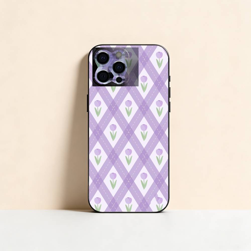 plaid background Phone Case For iPhone 17, 16,15,14,13,12,11 Plus,Pro Max, Others Soft Black Cover