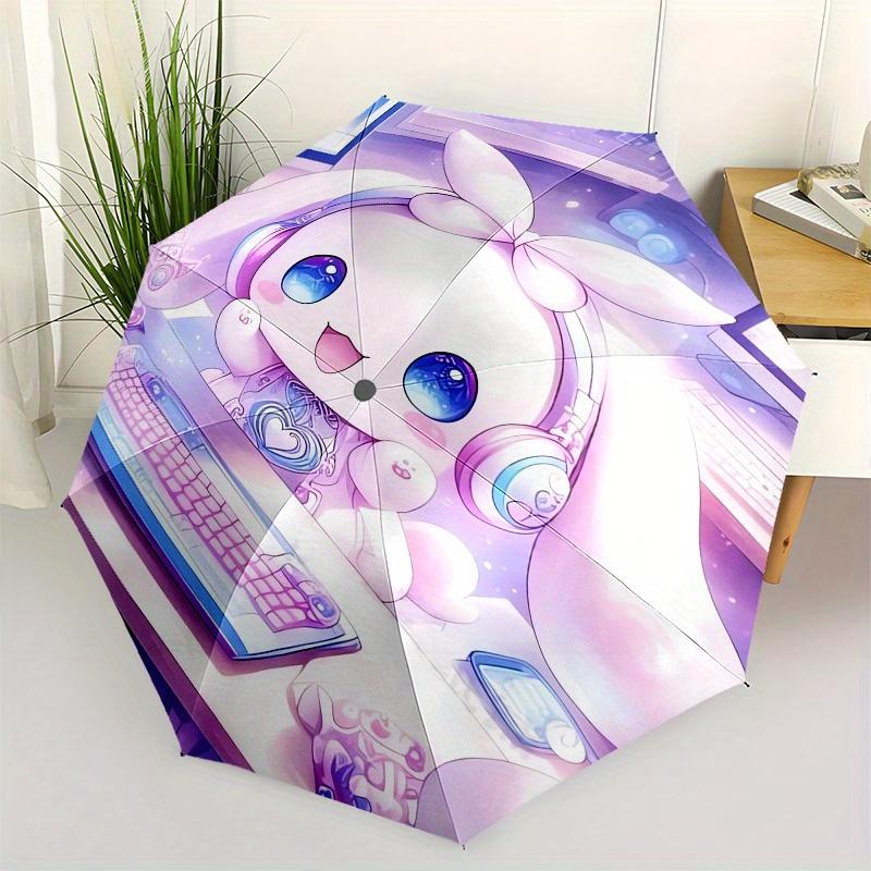 

Cinnamoroll,Kawaii Automatic Umbrella-Foldable, Durable 8-Bone Design, Compact and Stylish, Great for Camping, Halloween, Christmas, Mother