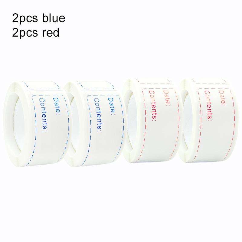 125sheets/roll Container Labels Date Marking Stickers Waterproof Household Suitable for Kitchens Restaurants Easy Clean TMZ
