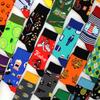 Colorful Men's Winter Socks Combed Cotton Soft Wear Warm Funny Happy Men Women Long Socks Calcetines De Hombre Business Dress