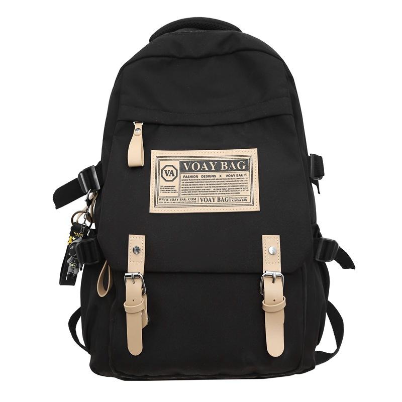 

Женский школьный рюкзак, женский рюкзак большой емкости, школьный рюкзак для младших школьников и старшеклассников чёрный