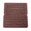 Silicone world DIY Silicone Chocolate Mold 26 Letter Number Chocolate Baking Tools Silicone Cake Mold Jelly Candy Mold 3D Mold