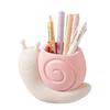 Dinosaur Egg Pen Holder Detachable Pen Holder Cute Snail-Shaped Desktop Organizer for Stationery Makeup Brushes Multifunctional Stationery Storage Box