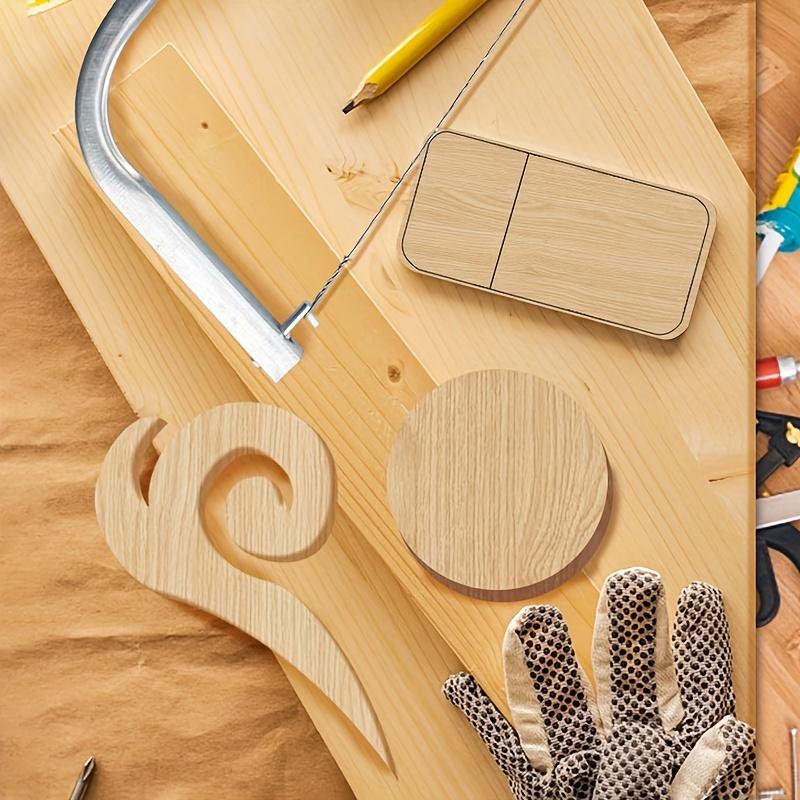 1 szt. Piła cięciwa i 10 szt. Brzeszczotów, Ręcznie robiona piła druciana, Narzędzia do obróbki drewna DIY piła druciana do użytku domowego