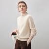 Kemengboka Women's 100% Cashmere Cable Knit Turtleneck Sweater
