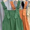 Casual overalls women's spring Korean version of the loose and thin Western style age-reducing design overalls children