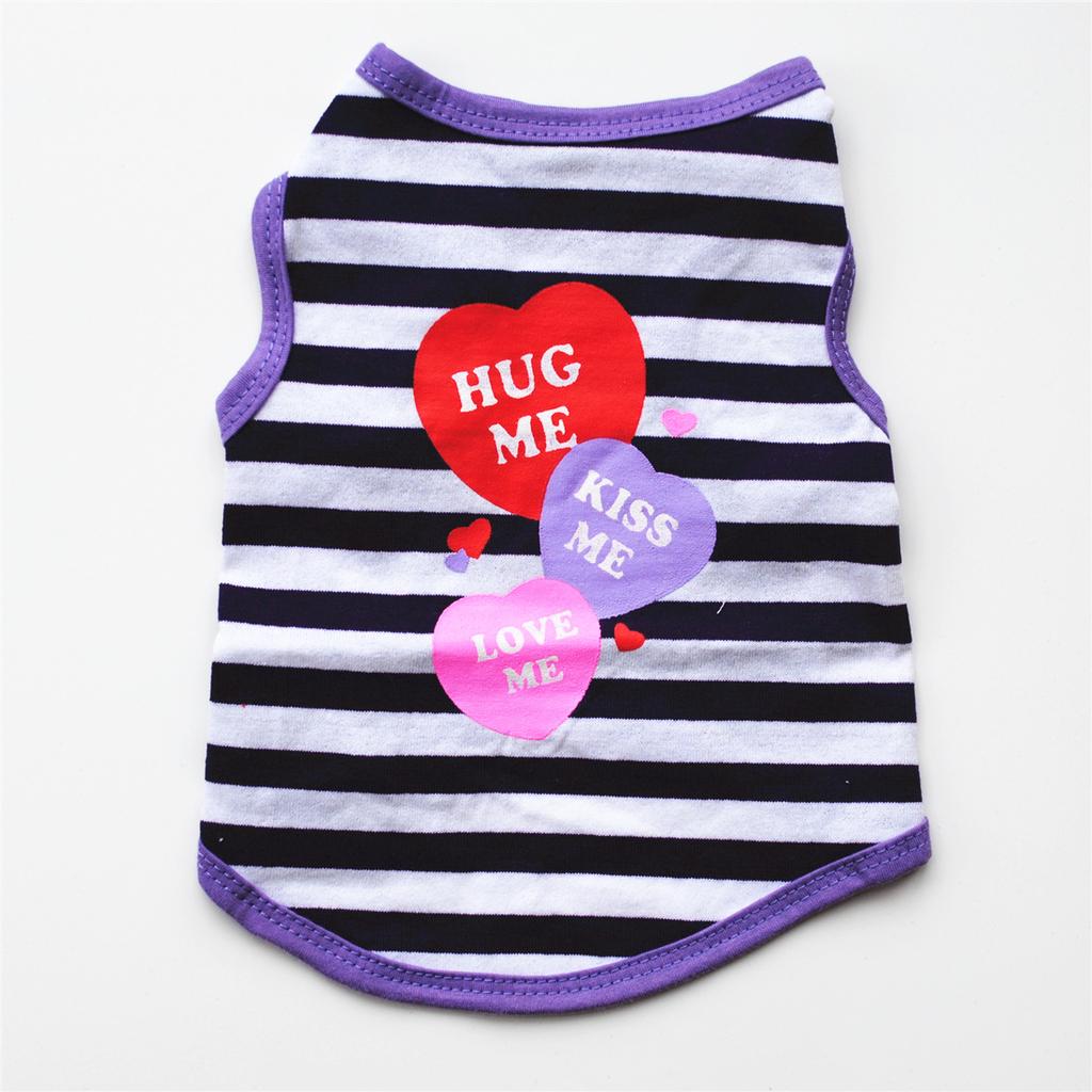 Classic Striped Tank Tops for Dogs Are Comfortable and Breathable